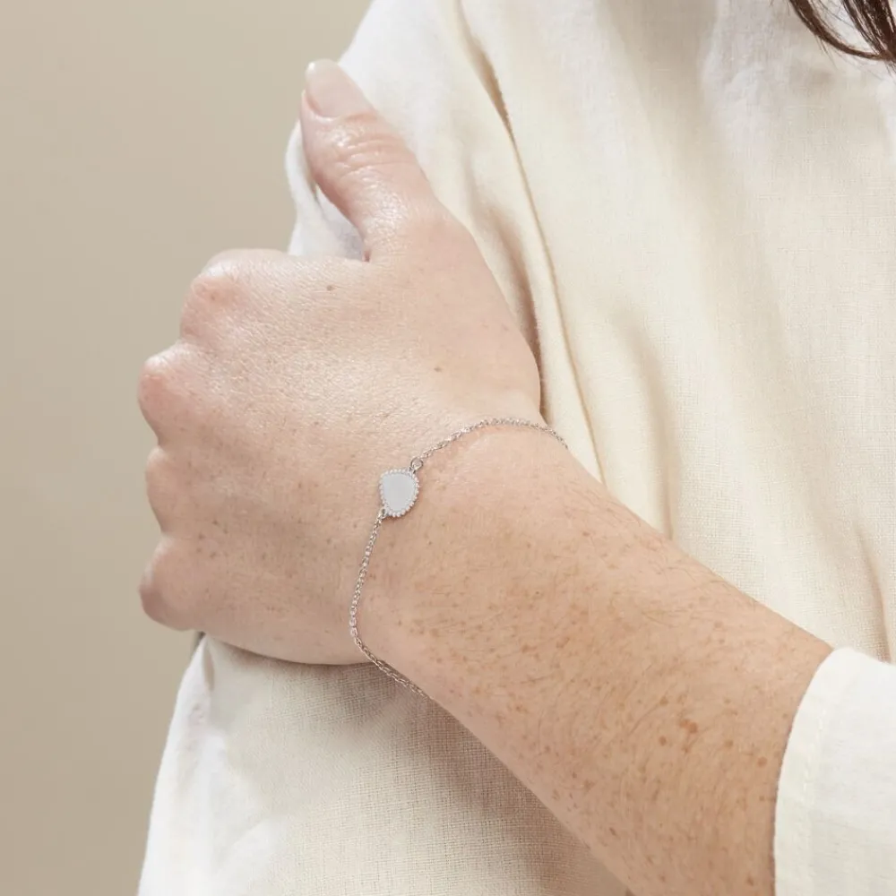 Marc Orian Bracelets|Idées Cadeaux Femme > Bracelet Argent Blanc Paros