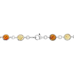 Bracelet Argent Blanc Rosalie Ambres