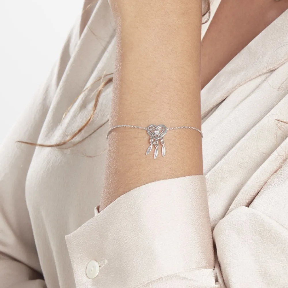 Marc Orian Bracelets|Bijoux Fantaisie > Bracelet Argent Blanc Sisile