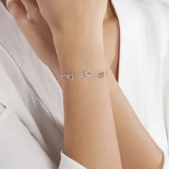 Marc Orian Bracelets|Bijoux Fantaisie > Bracelet Argent Blanc Suzy