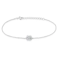 Bracelet Argent Kabibi Oxydes De Zirconium