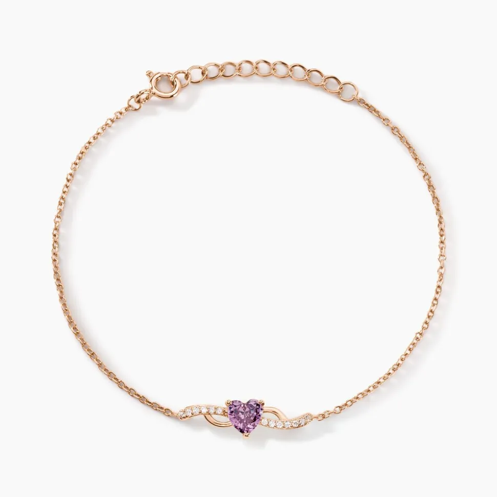 Bracelet Argent Rose Avalon Oxyde De Zirconium