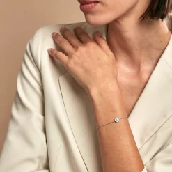 Marc Orian Bracelets|Idées Cadeaux Femme > Bracelet Aurel Argent Blanc Turquoise Oxyde De Zirconium