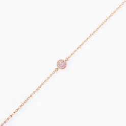 Bracelet Auxana Argent Rose Oxyde De Zirconium