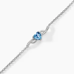 Bracelet Avalon Argent Blanc Oxyde De Zirconium