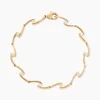 Bracelet Ayda Plaqué Or Jaune Oxyde De Zirconium