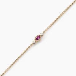 Bracelet Azel Plaqué Or Jaune Oxyde De Zirconium
