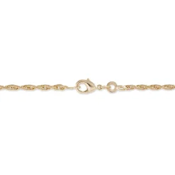 Bracelet Azelys Maille Corde Plaqué Or Jaune