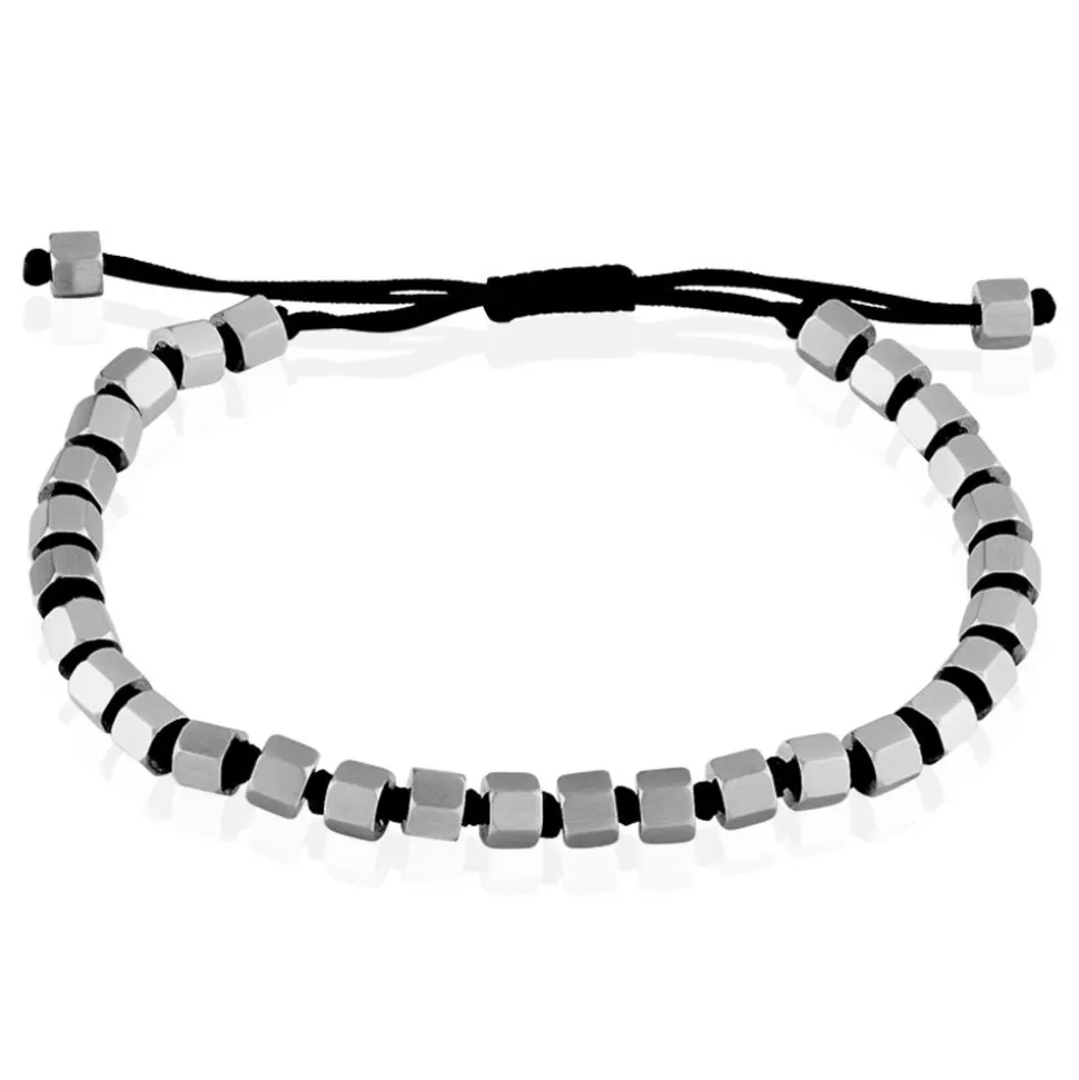 Bracelet Bassirou Acier Blanc