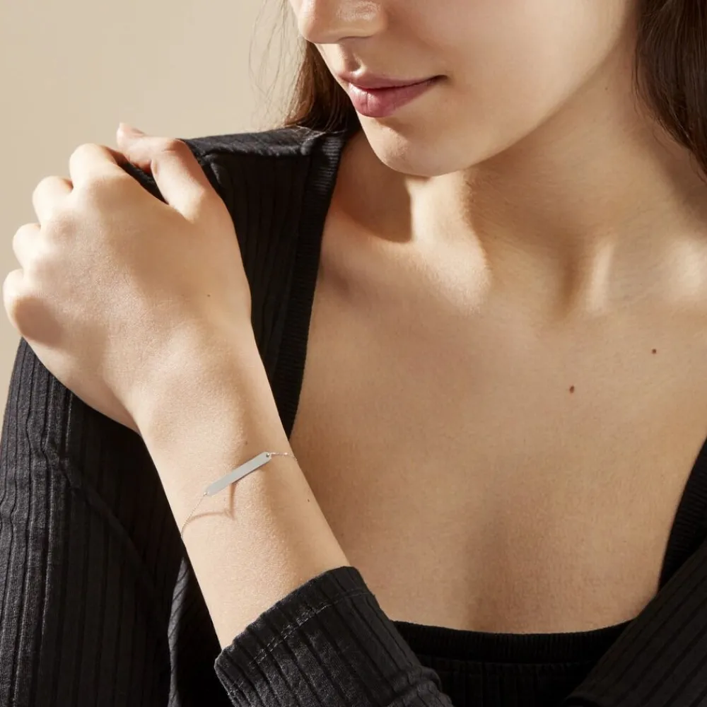 Marc Orian Bracelets Or|Bijoux Or > Bracelet Beavis Or Blanc