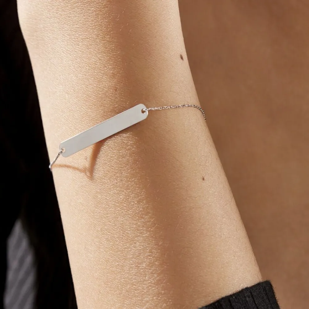 Marc Orian Bracelets Or|Bijoux Or > Bracelet Beavis Or Blanc