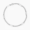 Marc Orian Bracelets Mailles|Bracelets Homme > Bracelet Ben Argent Blanc