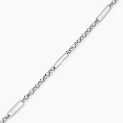Marc Orian Bracelets Mailles|Bracelets Homme > Bracelet Ben Argent Blanc
