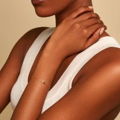 Marc Orian Bracelets Or|Cadeaux Mariage > Bracelet Bendt Or Jaune Saphir Diamant