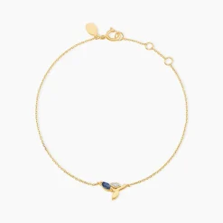 Marc Orian Bracelets Or|Cadeaux Mariage > Bracelet Bendt Or Jaune Saphir Diamant