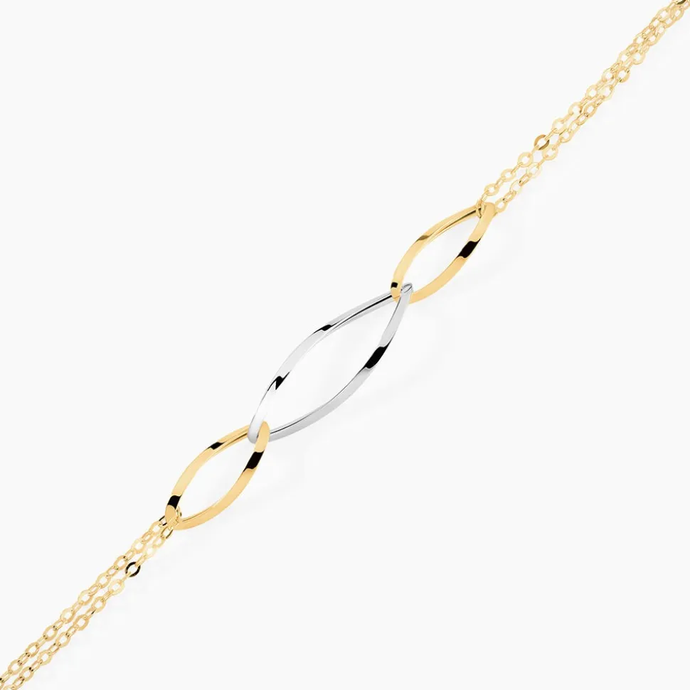 Bracelet Benedicte Or Bicolore