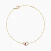 Marc Orian Bracelets Or|Bracelets Chaînes > Bracelet Bengta Or Jaune Rubis Diamant