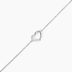 Marc Orian Bijoux Zirconium|Bracelets > Bracelet Bertille Argent Blanc Oxyde De Zirconium