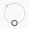 Marc Orian Bracelets|Bijoux Fantaisie > Bracelet Bertillianne Argent Blanc Céramique Et Oxyde De Zirconium