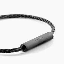 BOSS BIJOUX Bracelets Homme|Bracelets Acier Inoxydable > Bracelet Boss Alek Acier Noir