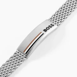 BOSS BIJOUX Bracelets Homme|Bracelets Acier Inoxydable > Bracelet Boss Alen Acier Blanc
