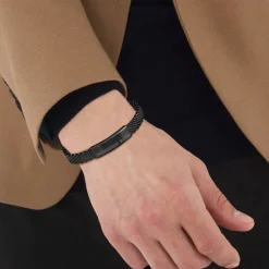 BOSS BIJOUX Bracelets Homme|Bracelets Acier Inoxydable > Bracelet Boss Alen Acier Noir