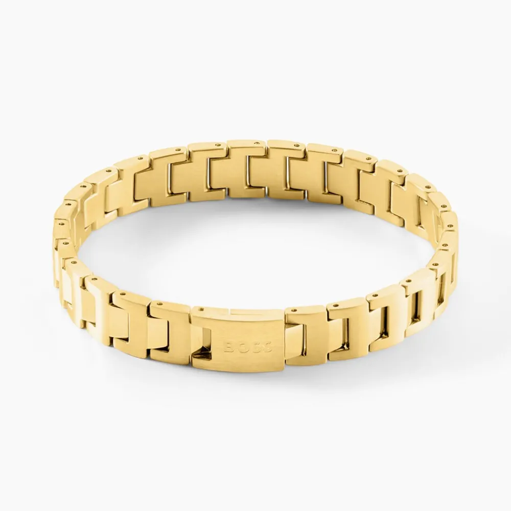 BOSS BIJOUX Bracelets Homme|Bracelets Acier Inoxydable > Bracelet Boss Candor Acier Jaune