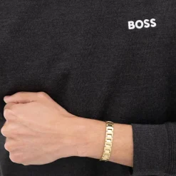 BOSS BIJOUX Bracelets Homme|Bracelets Acier Inoxydable > Bracelet Boss Candor Acier Jaune