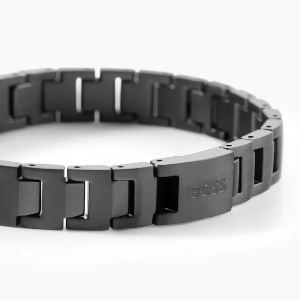 BOSS BIJOUX Bracelets Homme|Bracelets Acier Inoxydable > Bracelet Boss Candor Acier Noir