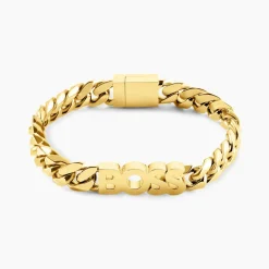 BOSS BIJOUX Bracelets Homme|Bracelets Acier Inoxydable > Bracelet Boss Kassy Acier Jaune