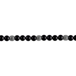 Marc Orian Bracelets Homme|Bracelets Acier Inoxydable > Bracelet Boules Acier Gris Laloun
