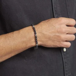 Marc Orian Bracelets Homme|Bracelets Acier Inoxydable > Bracelet Boules Acier Gris Laloun