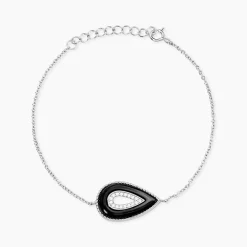 Marc Orian Bracelets|Idées Cadeaux Femme > Bracelet Boyce Argent Blanc Céramique Oxyde De Zirconium