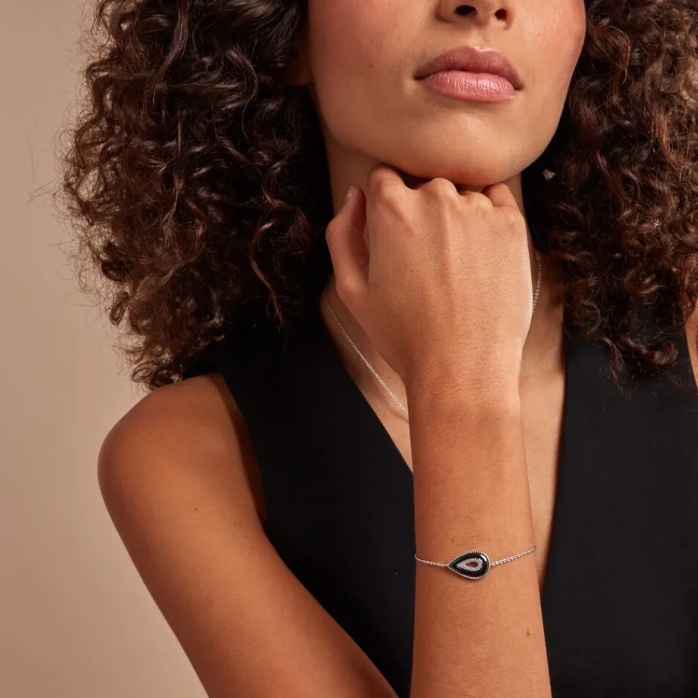 Marc Orian Bracelets|Idées Cadeaux Femme > Bracelet Boyce Argent Blanc Céramique Oxyde De Zirconium