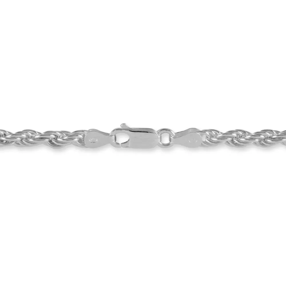 Marc Orian Bracelets|Idées Cadeaux Femme > Bracelet Cacilda Maille Corde Argent Blanc