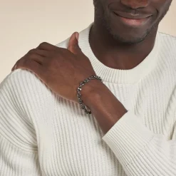 Marc Orian Bracelets Homme|Bracelets Acier Inoxydable > Bracelet Cadia Antique Acier Noir