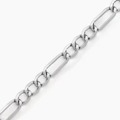 Bracelet Cameo Alternee 1/3 Or Blanc
