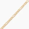 Marc Orian Bracelets Or|Bracelets Homme > Bracelet Cameo Alternee 1/3 Or Jaune