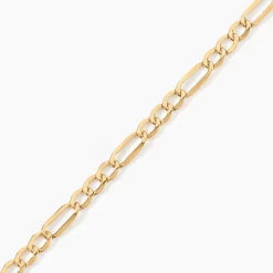 Marc Orian Bracelets Or|Bracelets Homme > Bracelet Cameo Alternee 1/3 Or Jaune