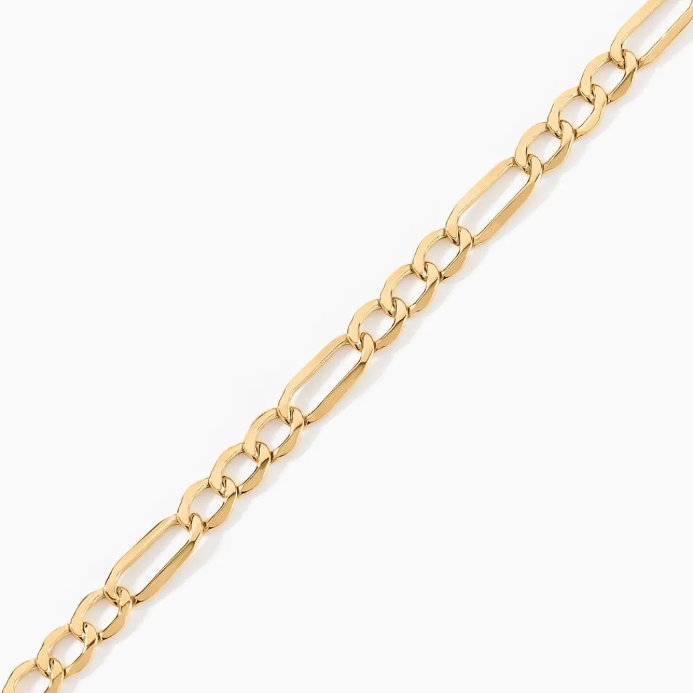 Marc Orian Bracelets Or|Bracelets Homme > Bracelet Cameo Alternee 1/3 Or Jaune