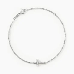 Marc Orian Bijoux Zirconium|Bracelets Fantaisie > Bracelet Carlie Argent Blanc Oxyde De Zirconium