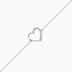 Marc Orian Bracelets Or|Bracelets Chaînes > Bracelet Chlora Or Blanc Diamant