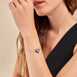 Marc Orian Bracelets|Bijoux Fantaisie > Bracelet Clarah Argent Blanc Céramique Oxyde De Zirconium