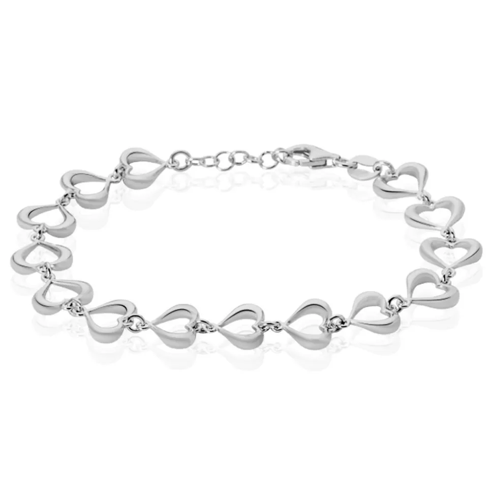 Bracelet Cleofee Argent Blanc