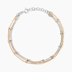 Marc Orian Bracelets|Idées Cadeaux Femme > Bracelet Clorinthe Argent Tricolore