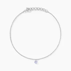 Bracelet Constantin Argent Blanc Oxyde De Zirconium