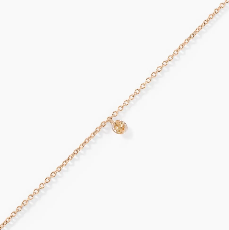 Bracelet Constantin Argent Rose Oxyde De Zirconium