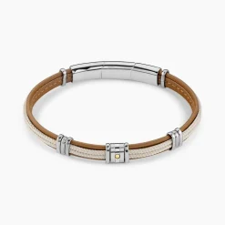 Bracelet Cuir De Vache Marron