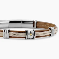Bracelet Cuir De Vache Marron