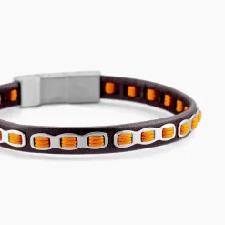 Bracelet Cuir De Vache Marron